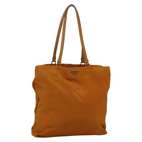 PRADA Shoulder Bag Nylon Orange Auth - Picture 1 of 16